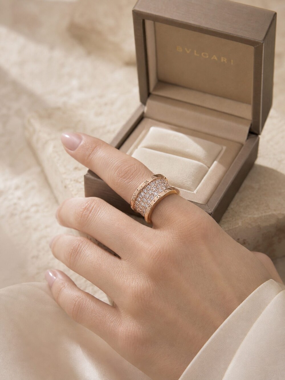 Bulgari Refined Statement Ring Style 1 | New with Box - Picture 9 of 9